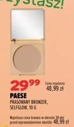 Drogerie Natura PAESE PRASOWANY BRONZER, SELFGLLOW oferta