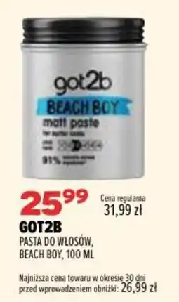 Drogerie Natura Got2b Pasta do włosów, Beach Boy oferta