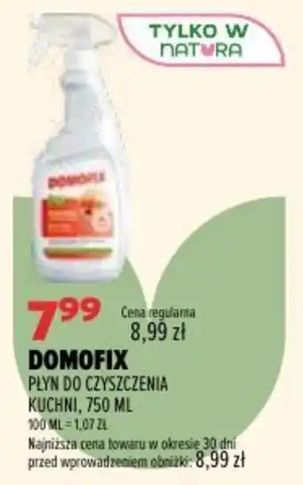 Drogerie Natura DOMOFIX PŁYN DO CZYSZCZENIA KUCHNI oferta