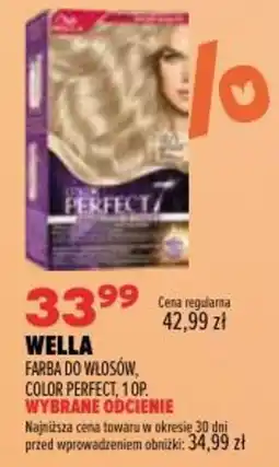 Drogerie Natura Wella Farba do Włosów Color Perfect oferta