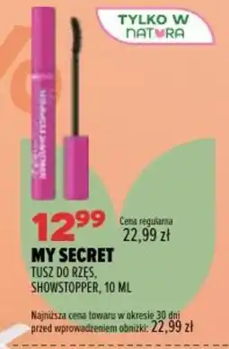 Drogerie Natura My Secret Tusz do rzęs, Showstopper oferta