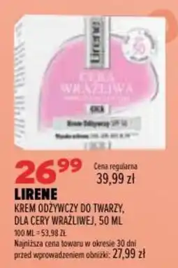 Drogerie Natura Lirene Krem Odżywczy do Twarzy, dla Cery Wrażliwej oferta