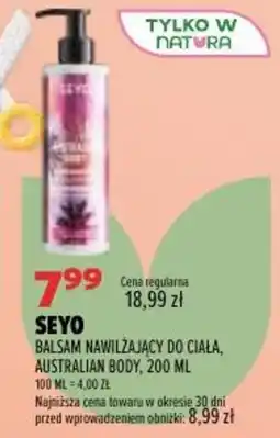 Drogerie Natura SEYO BALSAM NAWILŻAJĄCY DO CIAŁA, AUSTRALIAN BODY oferta