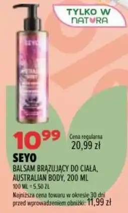 Drogerie Natura SEYO BALSAM BRĄZUJĄCY DO CIAŁA, AUSTRALIAN BODY oferta