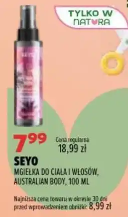 Drogerie Natura SEYO Mgiełka do ciała i włosów, Australian Body oferta