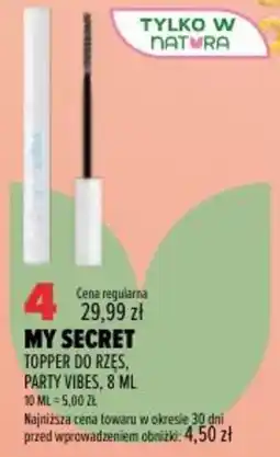 Drogerie Natura My Secret Topper do rzęs, Party Vibes oferta