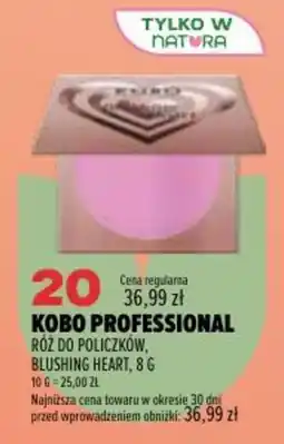 Drogerie Natura Kobo Professional Róż do policzków, Blushing Heart oferta