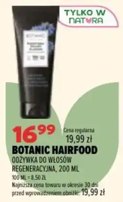 Drogerie Natura Botanic Hairfood Odżywka do Włosów Regeneracyjna oferta