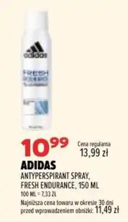 Drogerie Natura Adidas Antyperspirant Spray, Fresh Endurance oferta