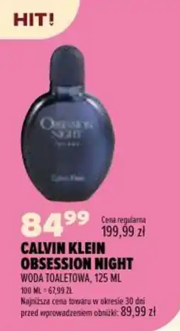 Drogerie Natura Calvin Klein Obsession Night Woda Toaletowa oferta