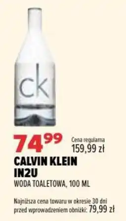 Drogerie Natura Calvin Klein In2U Woda Toaletowa oferta