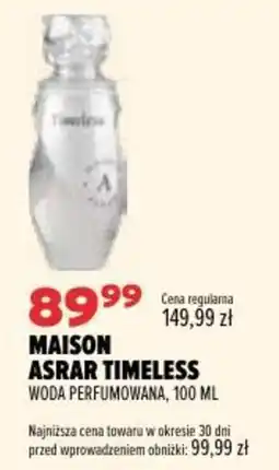 Drogerie Natura Maison Asrar Timeless Woda Perfumowana oferta
