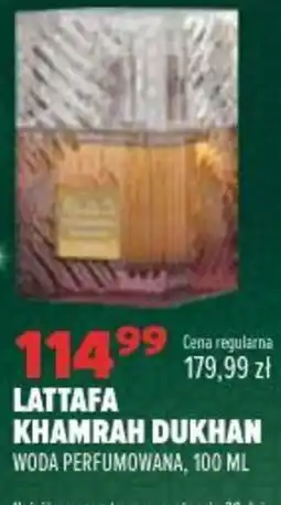 Drogerie Natura Lattafa Khamrah Dukhan Woda Perfumowana oferta