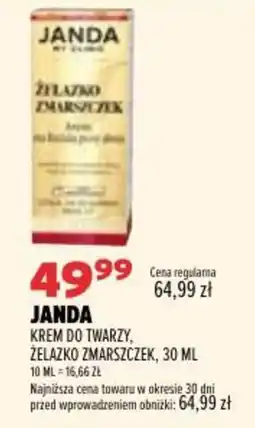 Drogerie Natura Janda Krem do twarzy, Żelazko zmarszczek oferta