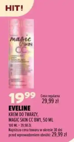 Drogerie Natura Eveline Krem do twarzy, Magic Skin CC 8W1 oferta