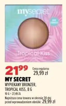 Drogerie Natura My Secret Wypiekany Bronzer, Tropical Kiss oferta