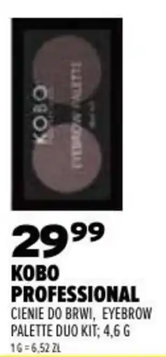 Drogerie Natura Kobo Professional Cienie do brwi, Eyebrow Palette Duo Kit oferta