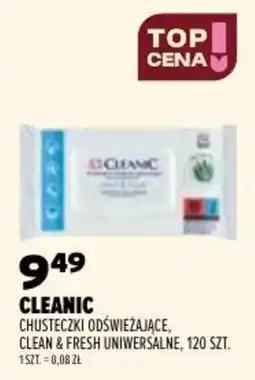 Drogerie Natura Chusteczki Odświeżające Cleanic oferta