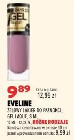 Drogerie Natura Eveline Żelowy Lakier do Paznokci oferta