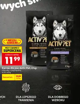 Biedronka Karma dla psa Activ Pet oferta