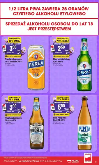 Piwo bezalkoholowe Perła Miodowa
