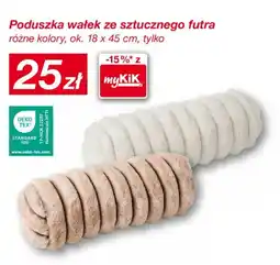 KiK Poduszka wałek ze sztucznego futra oferta