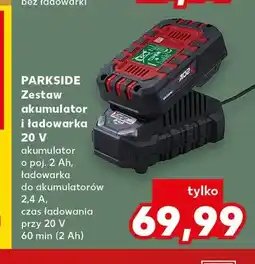 Kaufland Zestaw akumulator i ładowarka 20V Parkside oferta