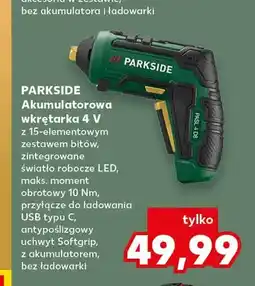 Kaufland Akumulatorowa wkrętarka 4V Parkside oferta