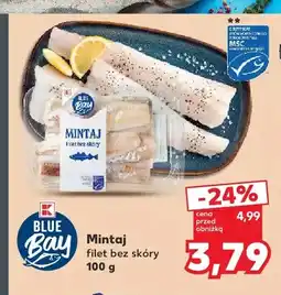 Kaufland Mintaj filet bez skóry Blue Bay oferta