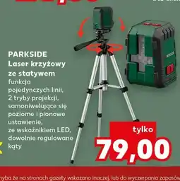 Kaufland Laser krzyżowy ze statywem Parkside oferta