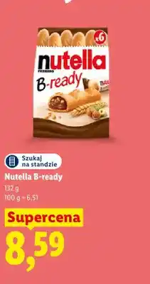 Lidl Batoniki Nutella B-ready 6-pak oferta
