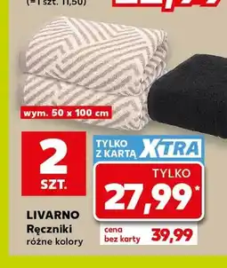 Kaufland Ręczniki 2-pak Livarno 50x100 cm oferta