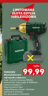 Kaufland Akumulatorowa zakrętarka udarowa Parkside oferta