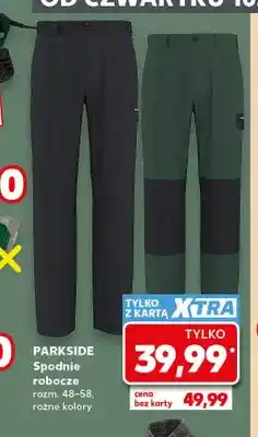 Kaufland Spodnie robocze Parkside oferta