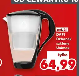 Kaufland Dzbanek szklany Unimax Dafi oferta