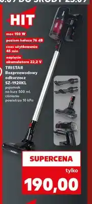 Kaufland Bezprzewodowy odkurzacz SZ-1920KL Tristar oferta