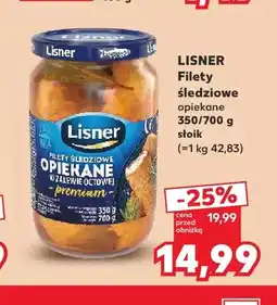 Kaufland Filety śledziowe opiekane Lisner oferta