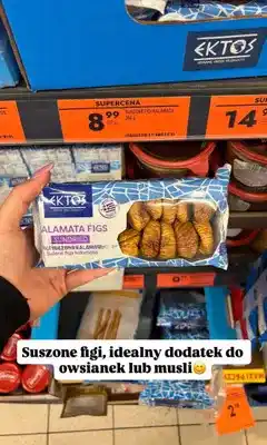 Biedronka Figi suszone Kalamata Ektos oferta