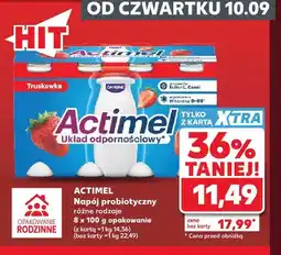 Kaufland Napój probiotyczny 8-pak Actimel oferta