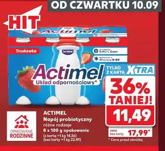 Napój probiotyczny 8-pak Actimel
