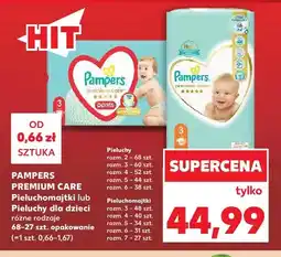Kaufland Pieluchomajtki dla dzieci Pampers Premium Care oferta