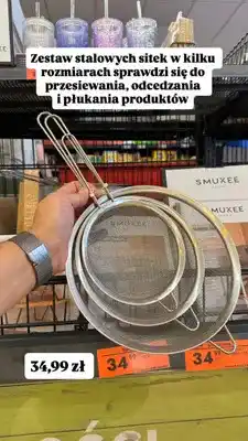 Biedronka Zestaw stalowych sitek Smukee oferta