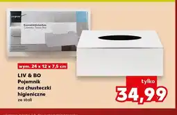 Kaufland Pojemnik na chusteczki higieniczne ze stali Liv & Bo oferta