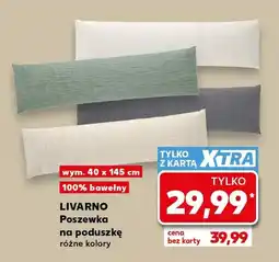 Kaufland Poszewka na poduszkę 100% bawełny 40x145 cm Livarno oferta