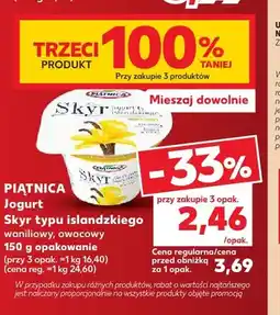 Kaufland Jogurt Skyr typu islandzkiego waniliowy Piątnica oferta