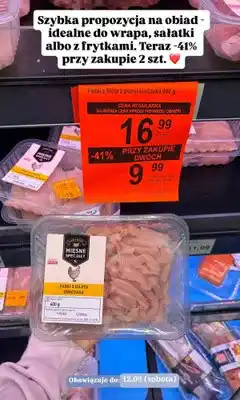 ALDI Paski z fileta kurczaka Mięsne Specjały oferta