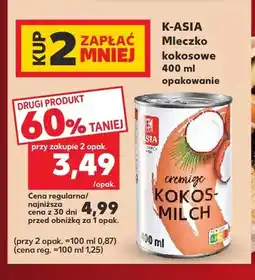 Kaufland Mleczko kokosowe K-Asia oferta