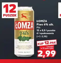 Kaufland Piwo Łomża Pils 12-pak oferta