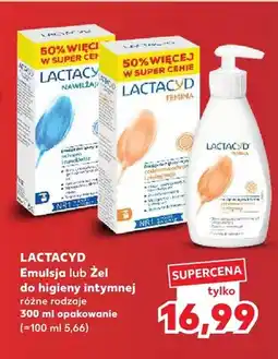 Kaufland Emulsja do higieny intymnej Nawilżająca Lactacyd oferta