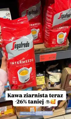 ALDI Kawa ziarnista Segafredo Zanetti Intermezzo oferta